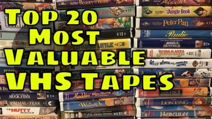 20 Most Expensive VHS Tapes of All Time
