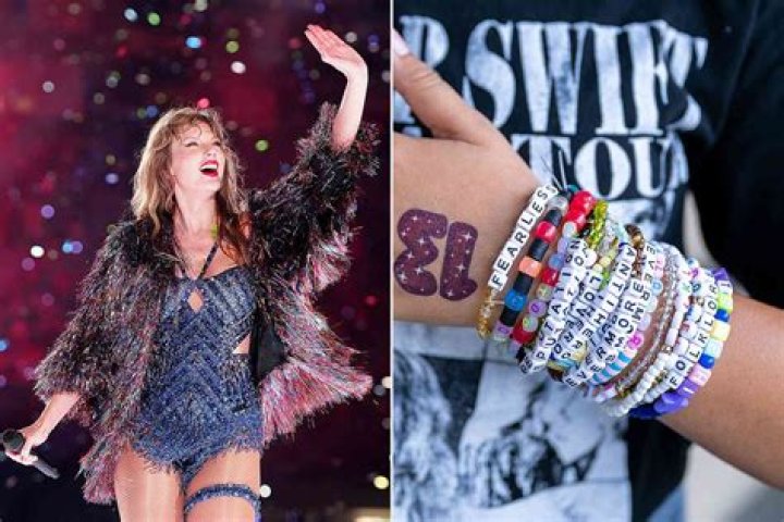 Travis Kelce, loaded up with friendship bracelets, went to Taylor Swift’s Sydney show